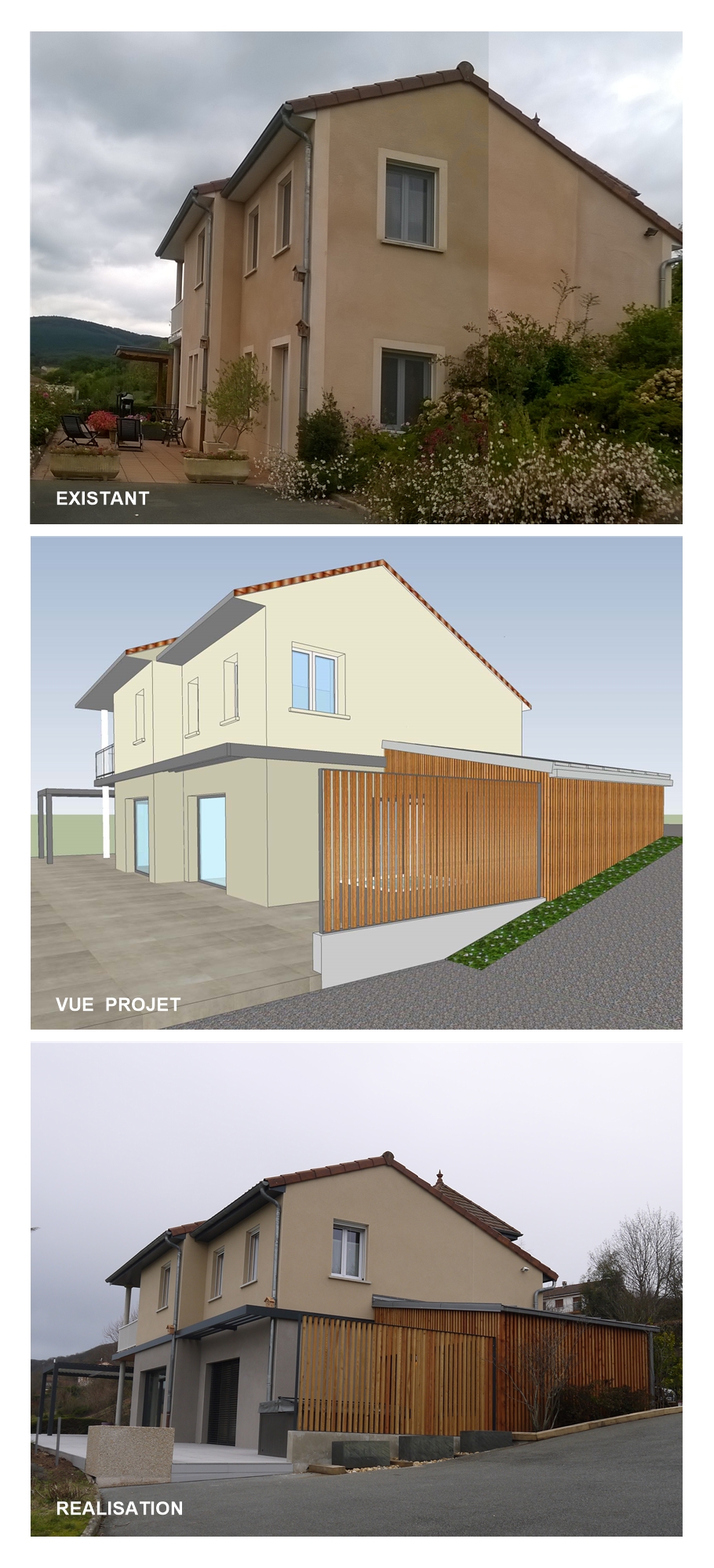 Bruno Bini - projet Rénovation / extension maison en Beaujolais